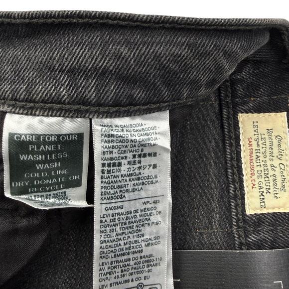 NWT LEVI'S Ribcage Straight Jeans 27 Broken Sunset - Picture 5 of 9